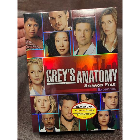 Grey's Anatomy: The Complete Fourth Season DVD Set Expanded Episodes New‎ - Picture 1 of 4